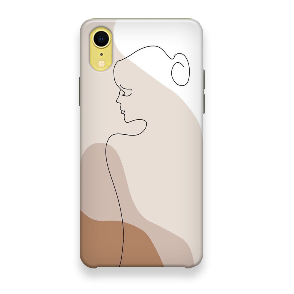 Drawing Girl Body Shape iPhone XR Case - Octracase