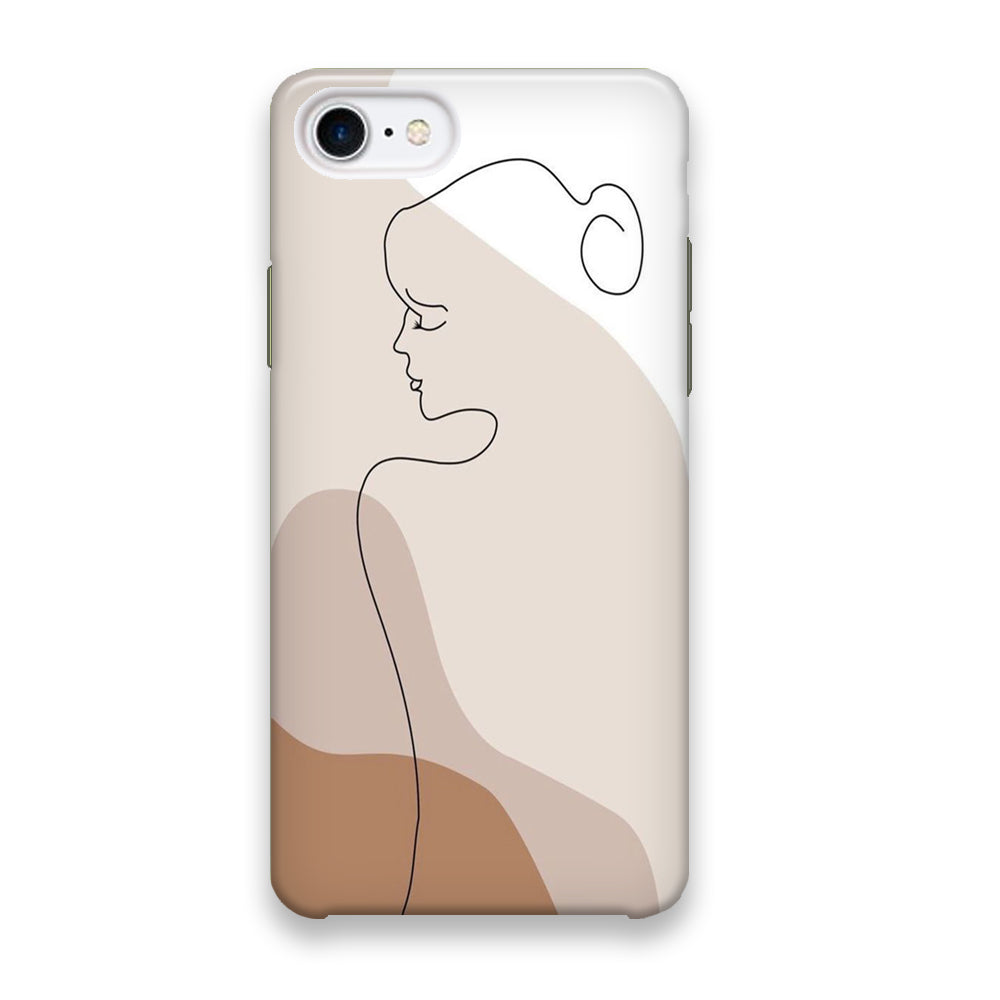 Drawing Girl Body Shape iPhone 8 Case - Octracase