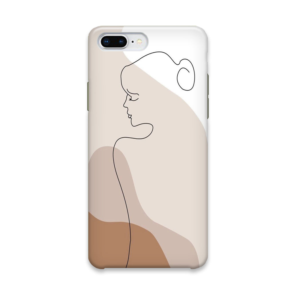 Drawing Girl Body Shape iPhone 7 Plus Case - Octracase