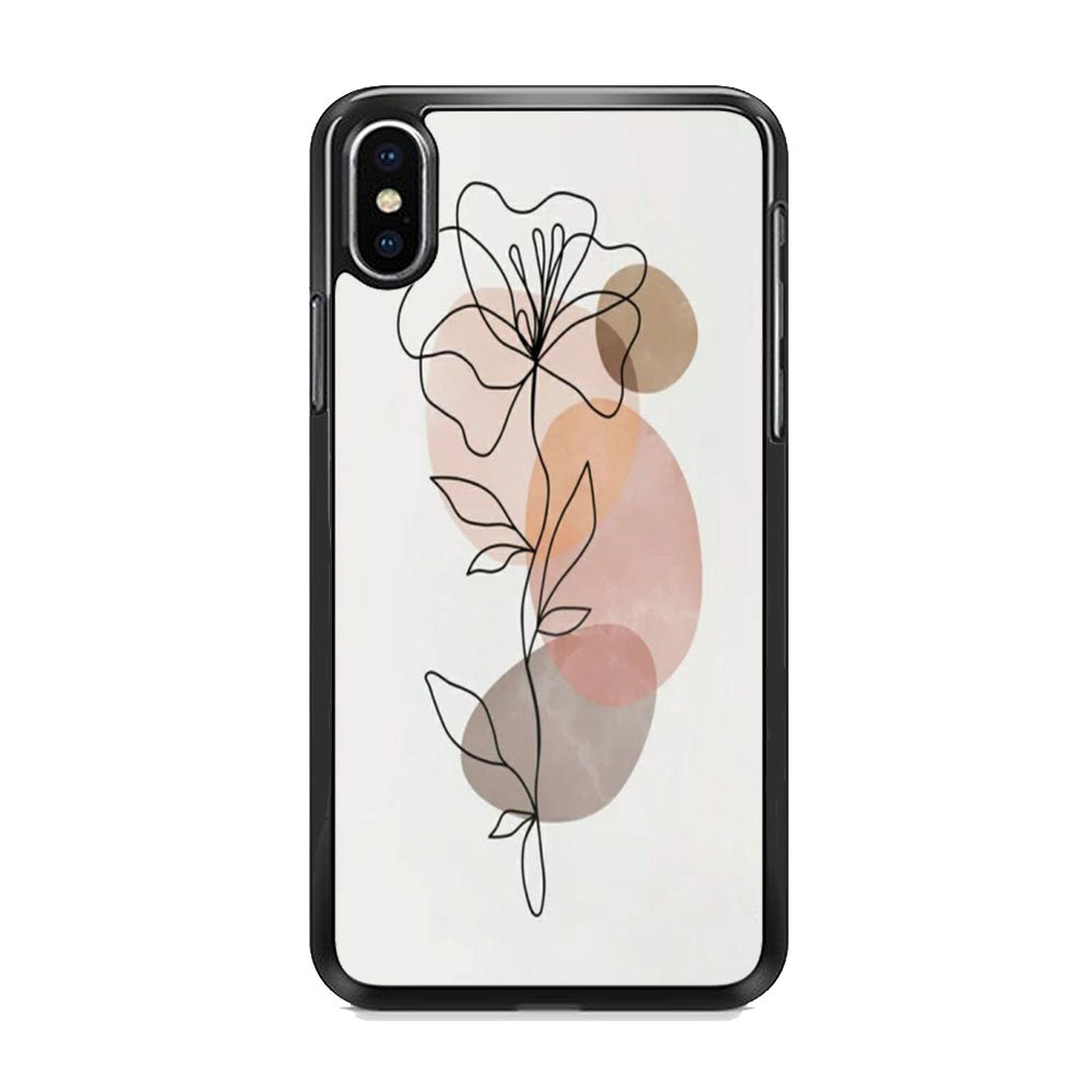 Drawing Rose Art iPhone X Case - Octracase