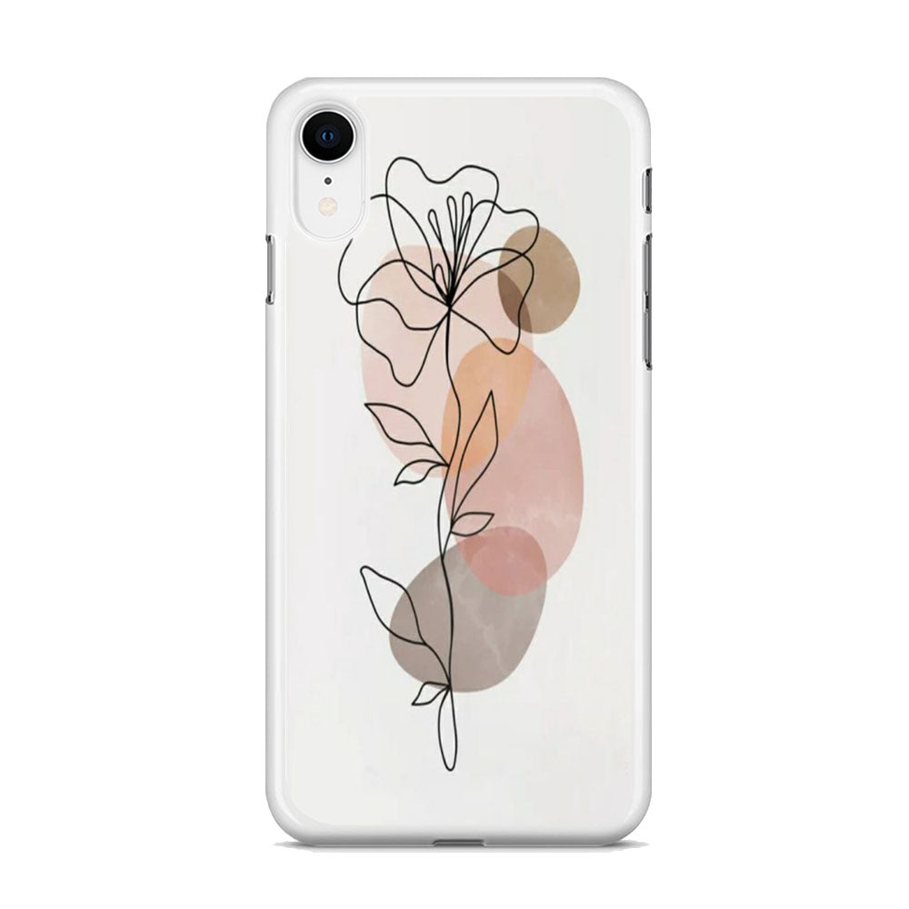 Drawing Rose Art iPhone XR Case - Octracase