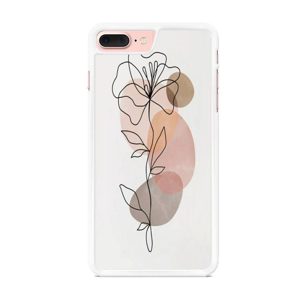 Drawing Rose Art iPhone 8 Plus Case - Octracase