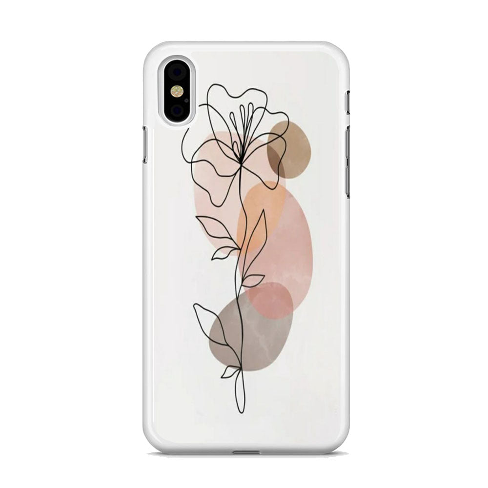 Drawing Rose Art iPhone X Case - Octracase