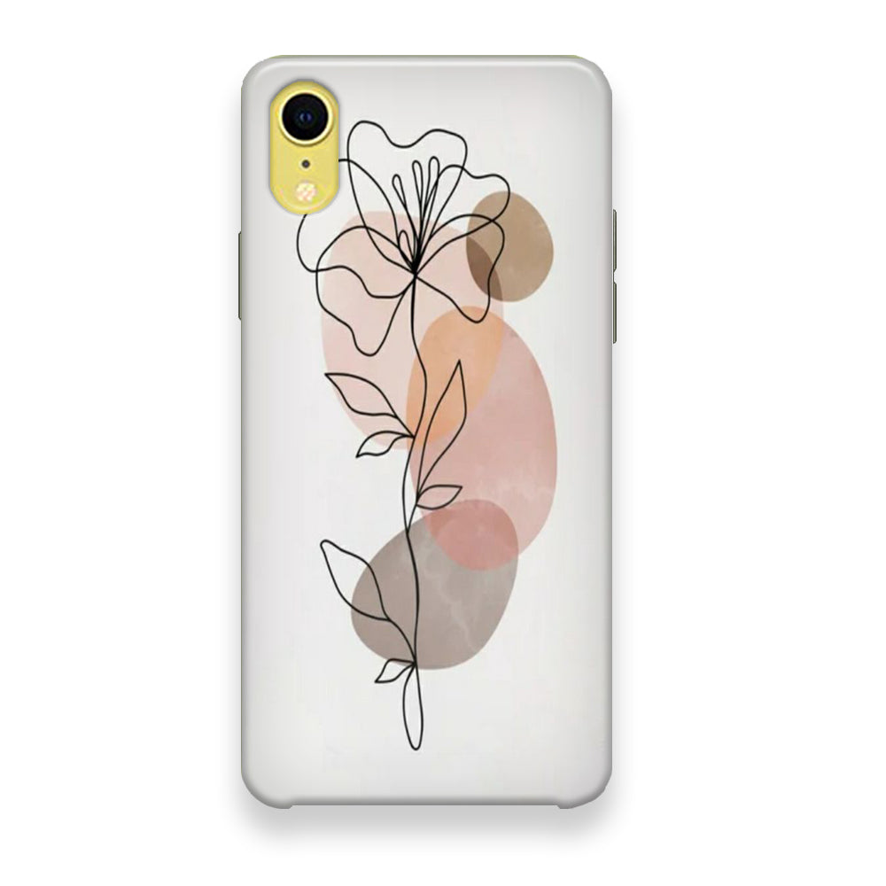 Drawing Rose Art iPhone XR Case - Octracase