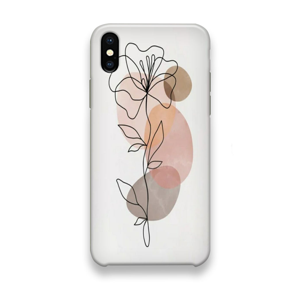 Drawing Rose Art iPhone X Case - Octracase