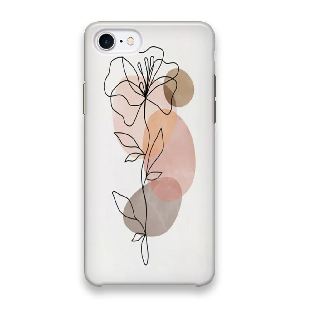 Drawing Rose Art iPhone 7 Case - Octracase