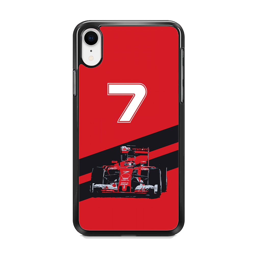 F1 Number Seven  iPhone XR Case - Octracase