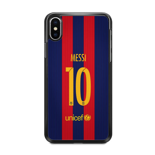 FB Messi Jersey iPhone X Case - Octracase