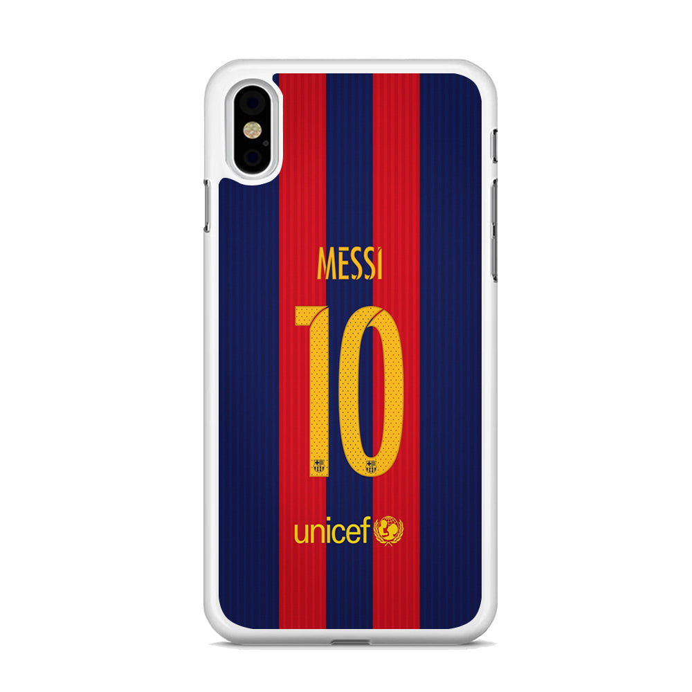 FB Messi Jersey iPhone X Case - Octracase