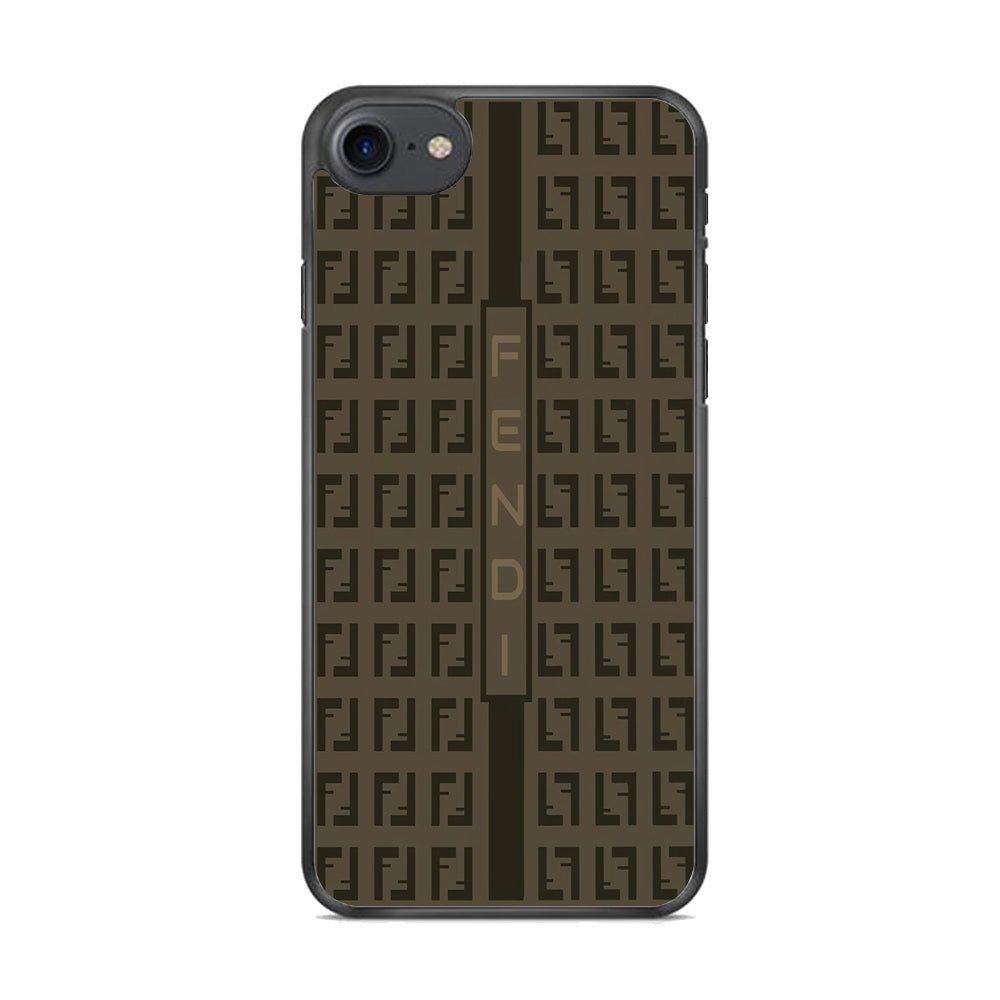 FF Fendi Dark Brown iPhone 7 Case - Octracase