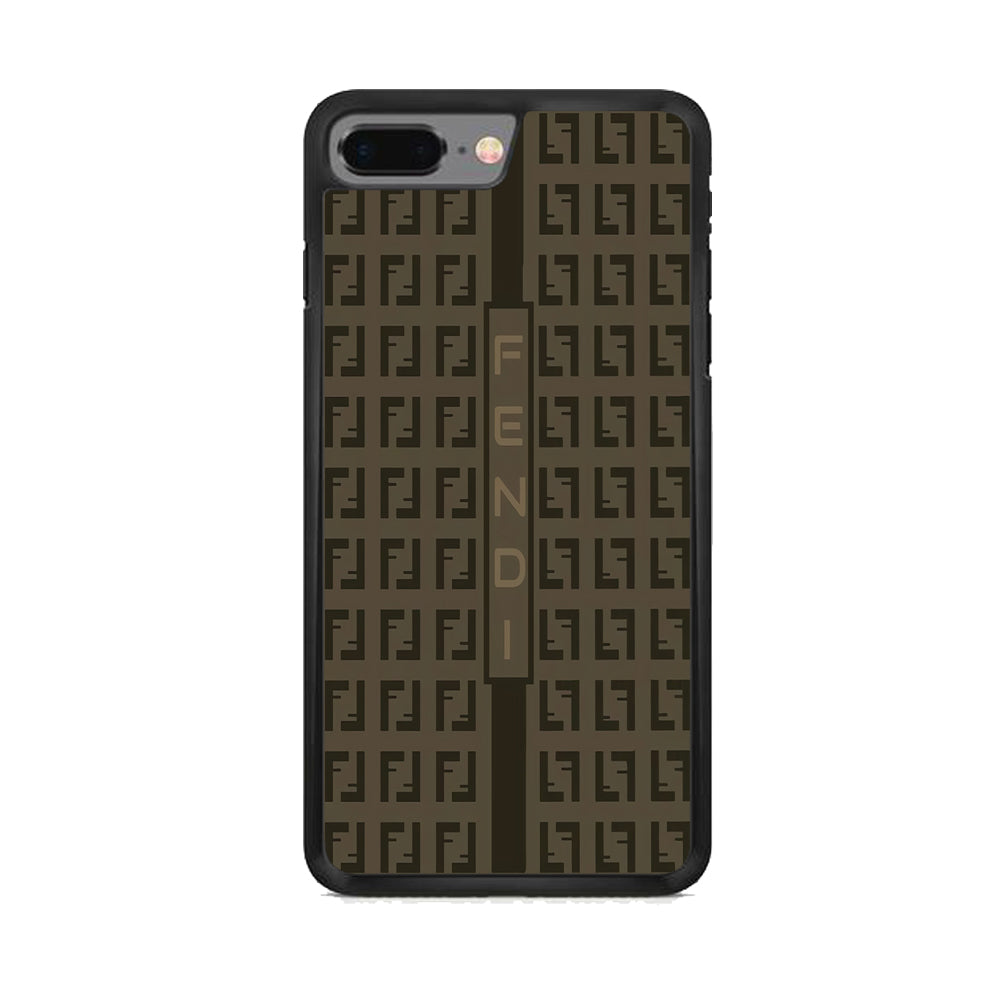 FF Fendi Dark Brown iPhone 7 Plus Case - Octracase