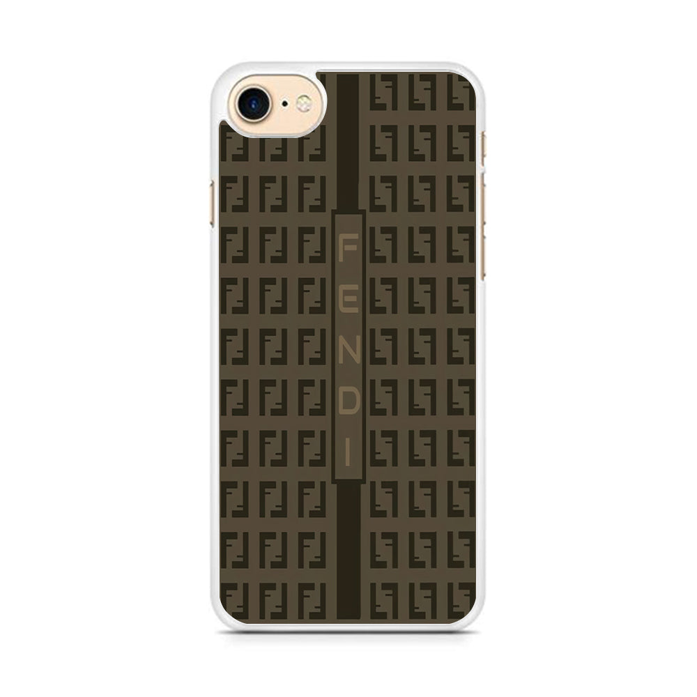 FF Fendi Dark Brown  iPhone 8 Case - Octracase