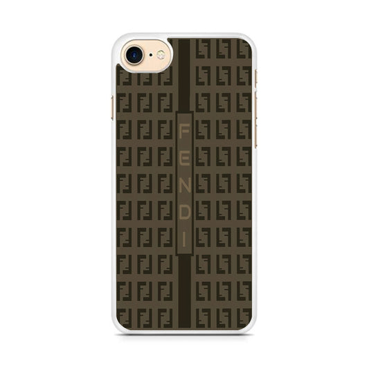 FF Fendi Dark Brown iPhone 7 Case - Octracase