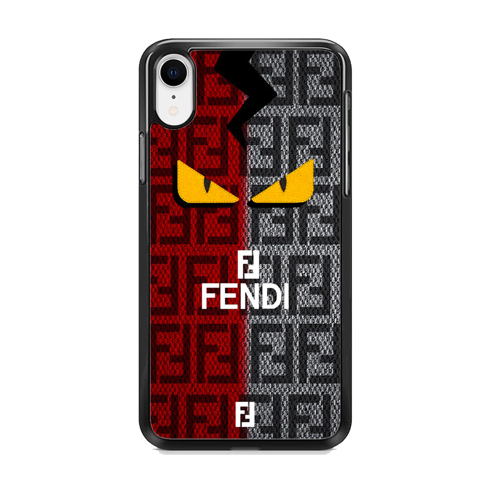 FF Fendi Red Grey iPhone XR Case - Octracase