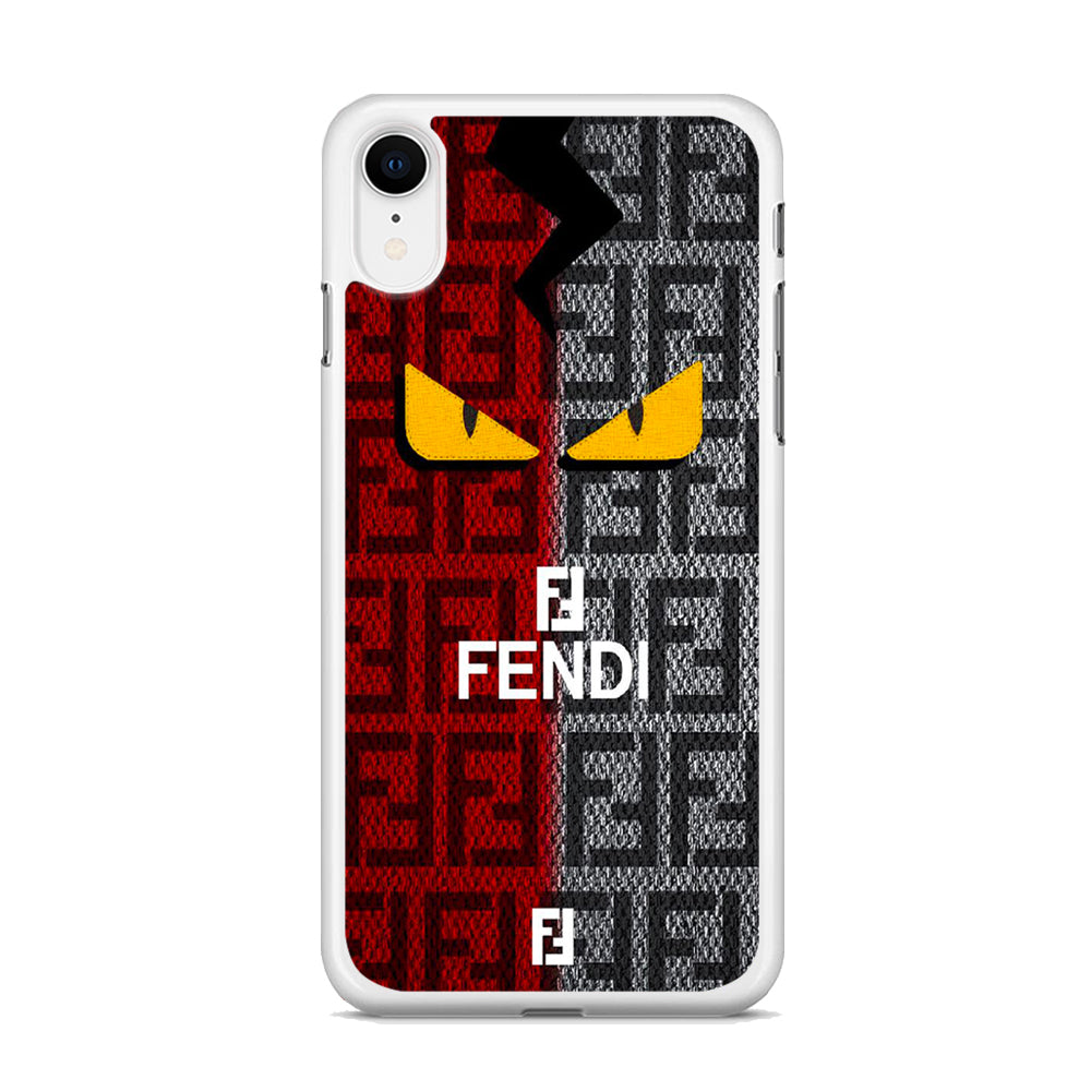 FF Fendi Red Grey iPhone XR Case - Octracase