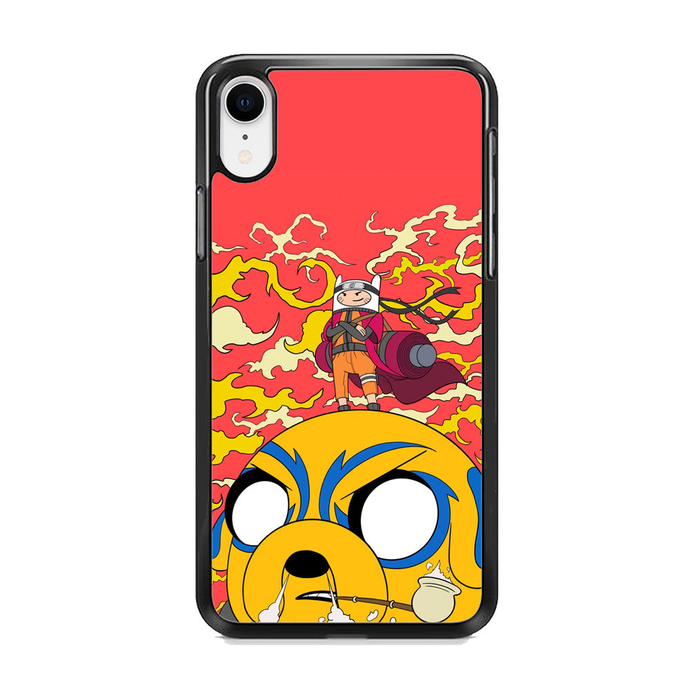 Finn Adventure Time Mode Naruto iPhone XR Case