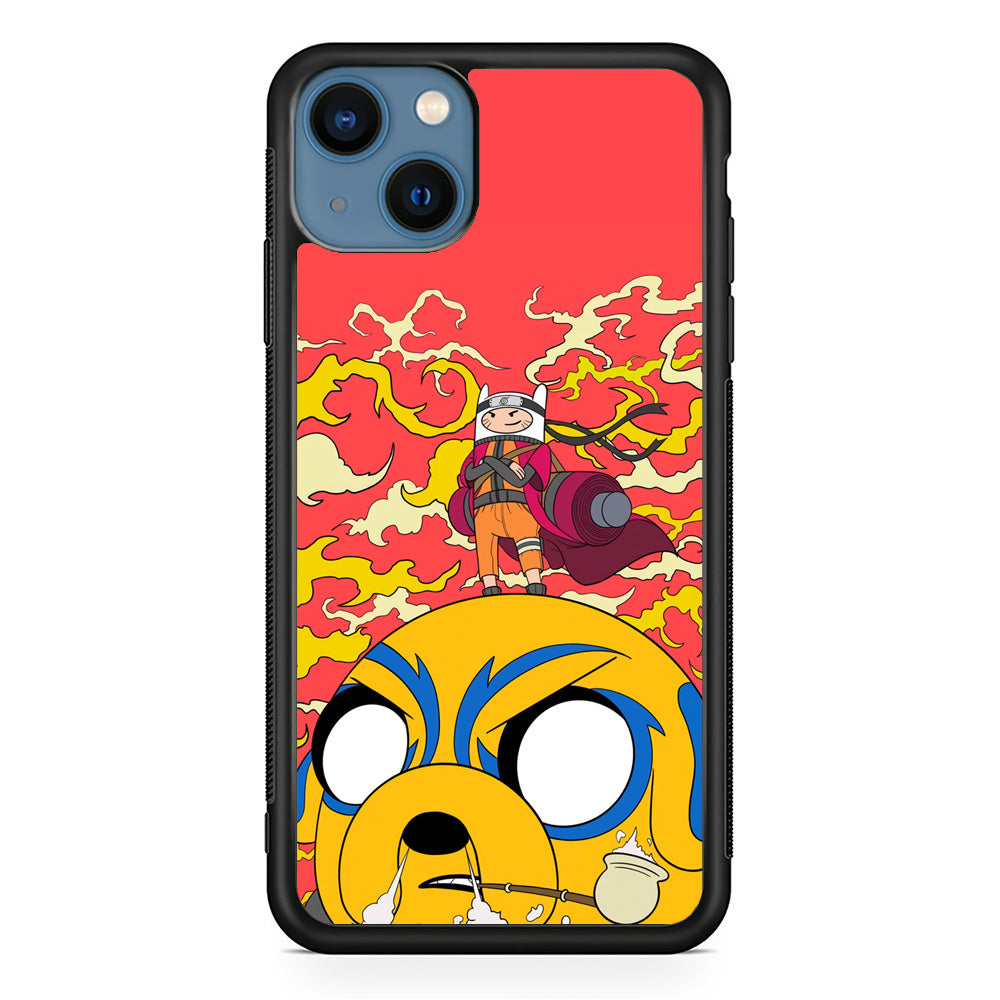 Finn Adventure Time Mode Naruto iPhone 13 Case