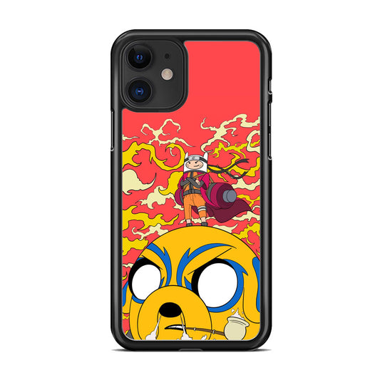 Finn Adventure Time Mode Naruto iPhone 11 Case