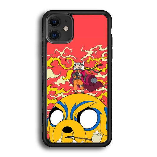 Finn Adventure Time Mode Naruto iPhone 12 Case