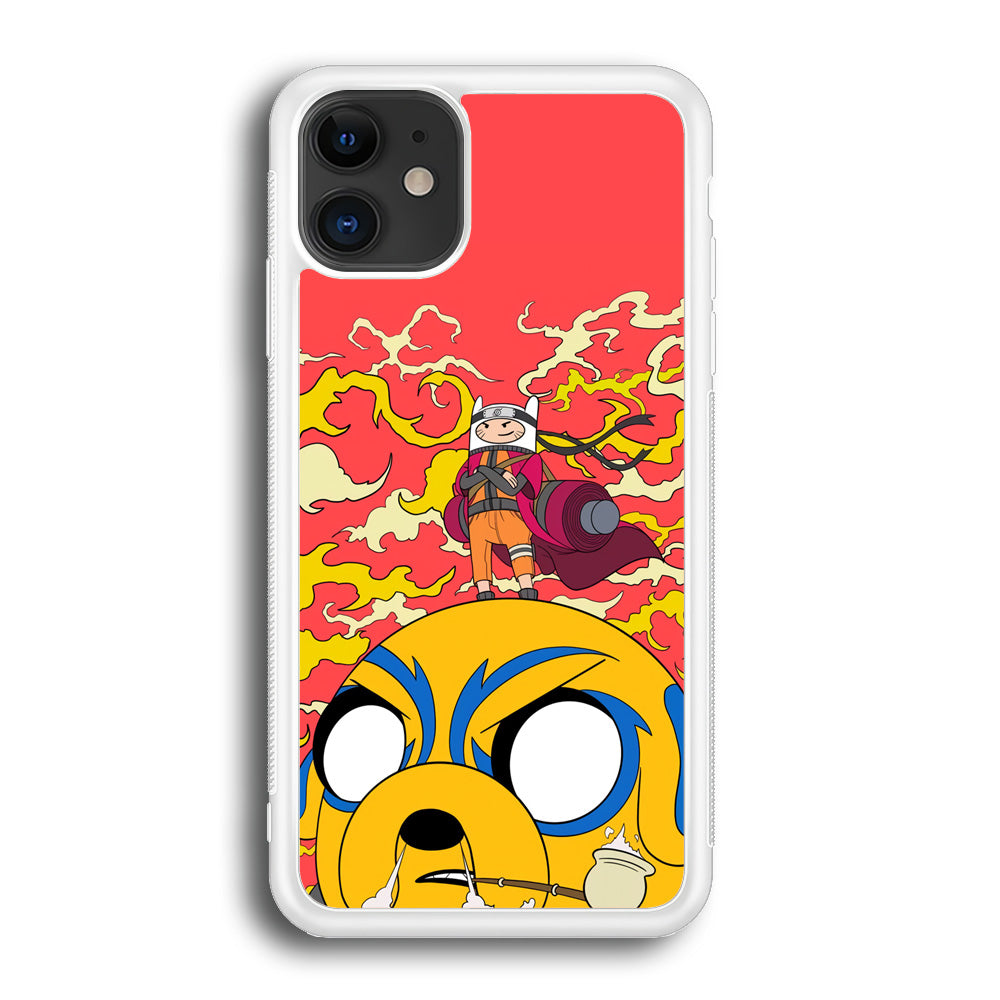 Finn Adventure Time Mode Naruto iPhone 12 Case