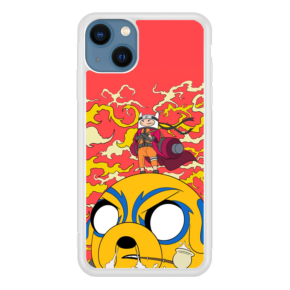 Finn Adventure Time Mode Naruto iPhone 13 Case