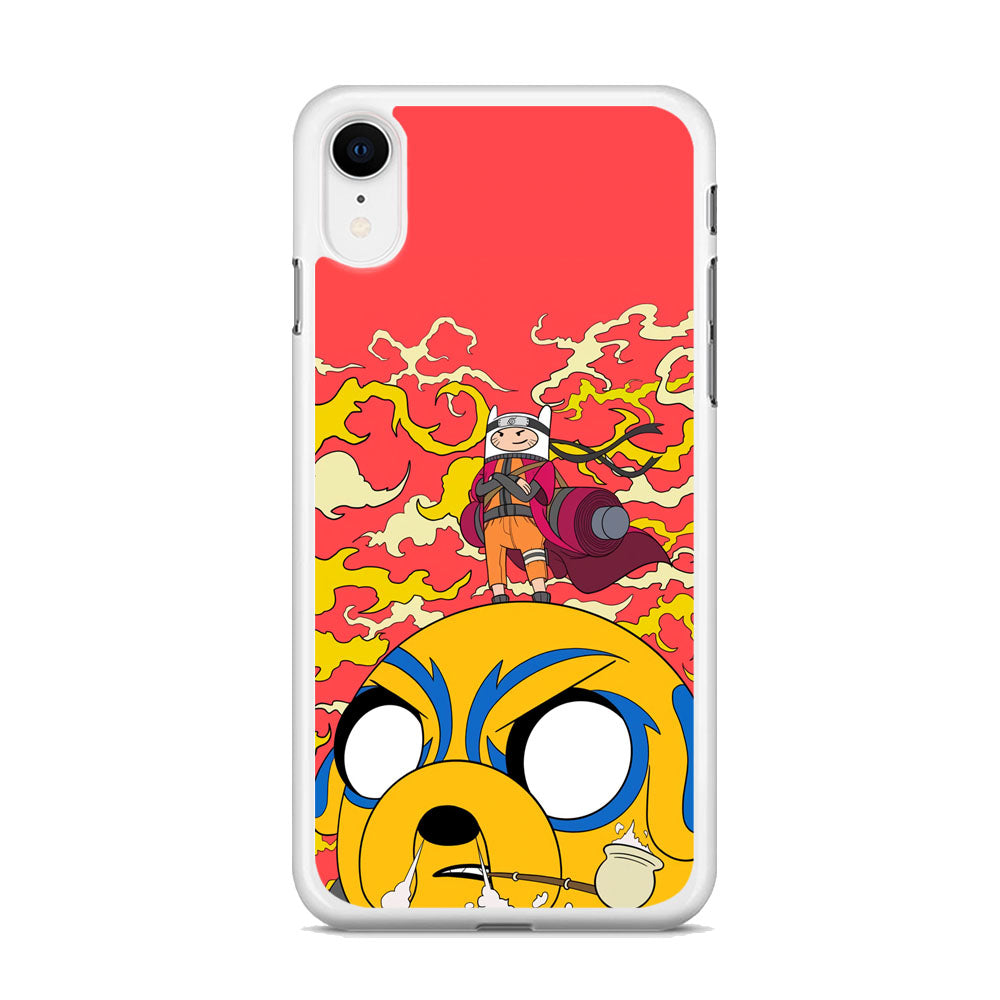 Finn Adventure Time Mode Naruto iPhone XR Case