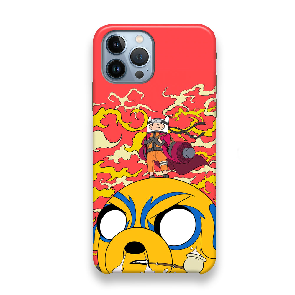 Finn Adventure Time Mode Naruto iPhone 13 Pro Max Case