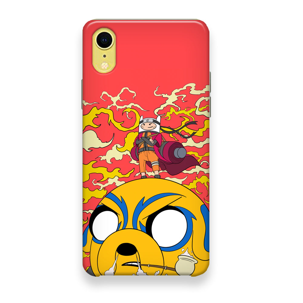 Finn Adventure Time Mode Naruto iPhone XR Case