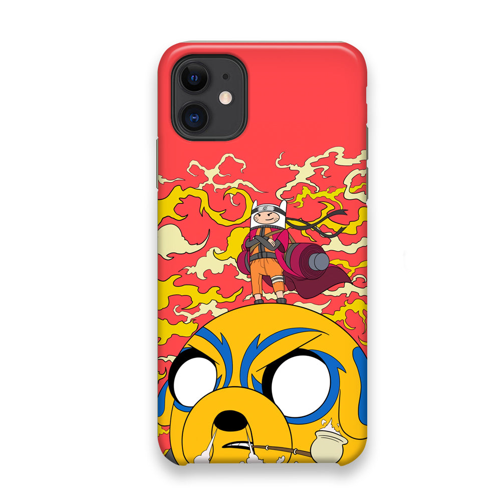 Finn Adventure Time Mode Naruto iPhone 11 Case