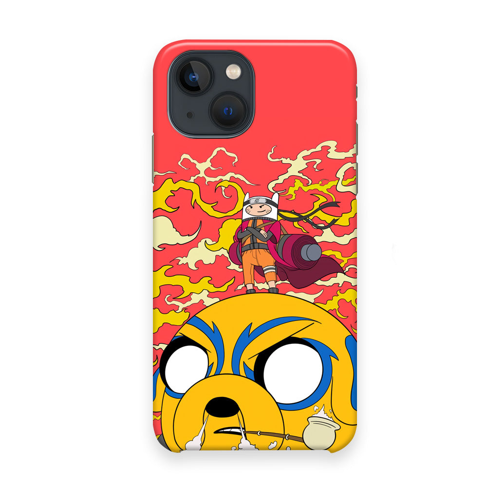 Finn Adventure Time Mode Naruto iPhone 13 Case