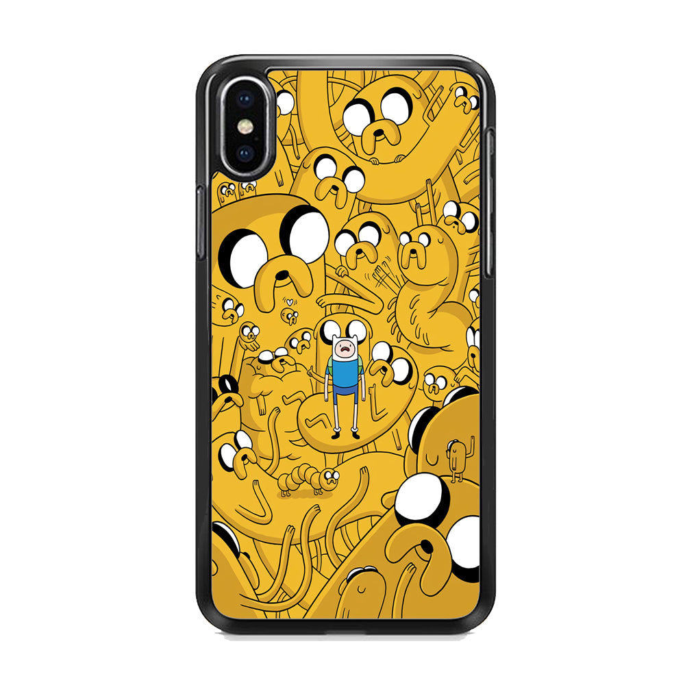 Finn and Jake Doodle iPhone X Case - Octracase