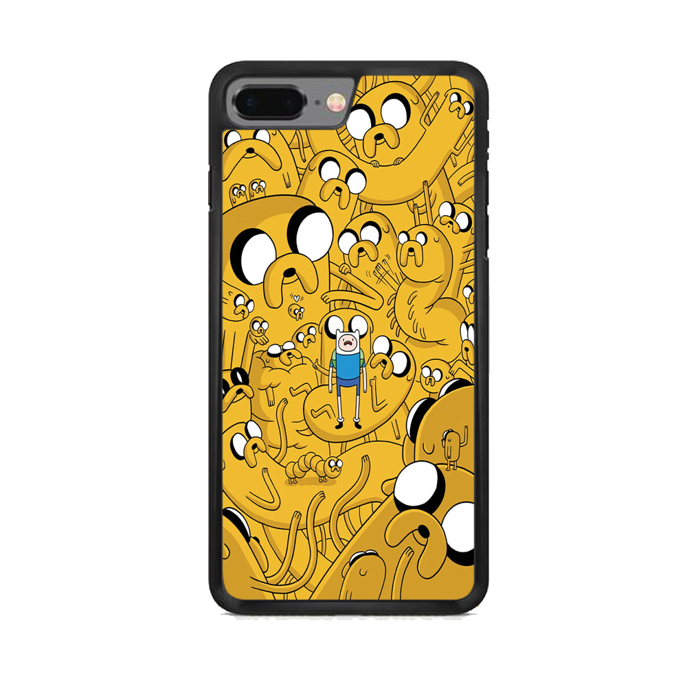 Finn and Jake Doodle iPhone 8 Plus Case - Octracase