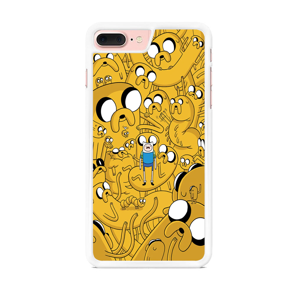 Finn and Jake Doodle iPhone 7 Plus Case - Octracase