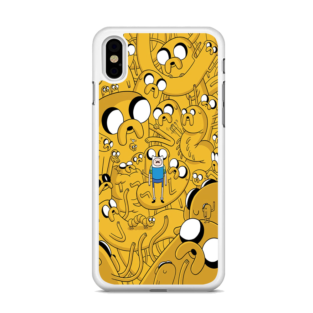 Finn and Jake Doodle iPhone X Case - Octracase