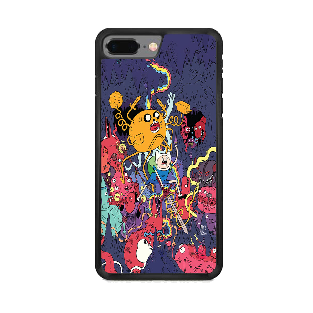 Finn and Jake Fights Monsters iPhone 8 Plus Case - Octracase