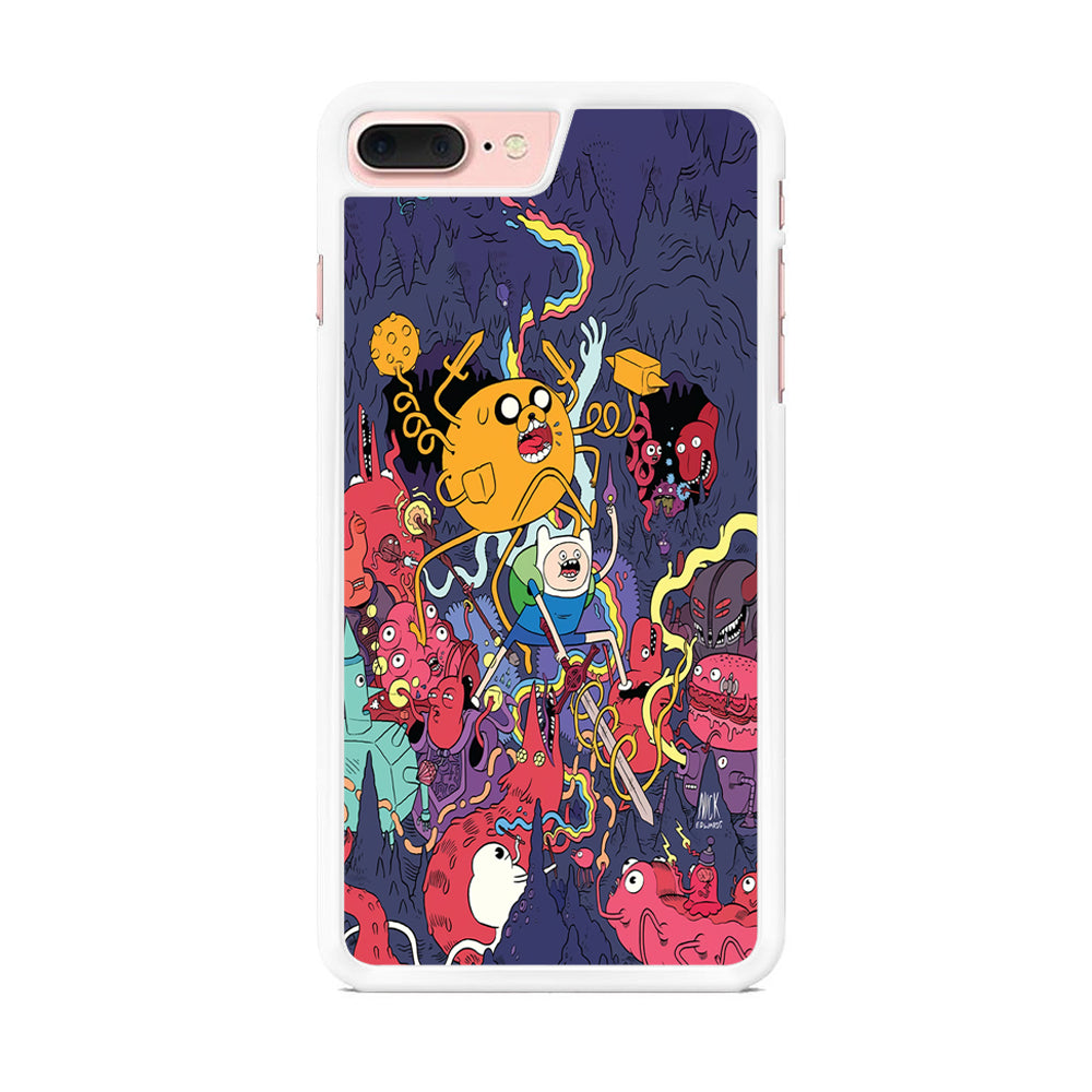 Finn and Jake Fights Monsters iPhone 8 Plus Case - Octracase