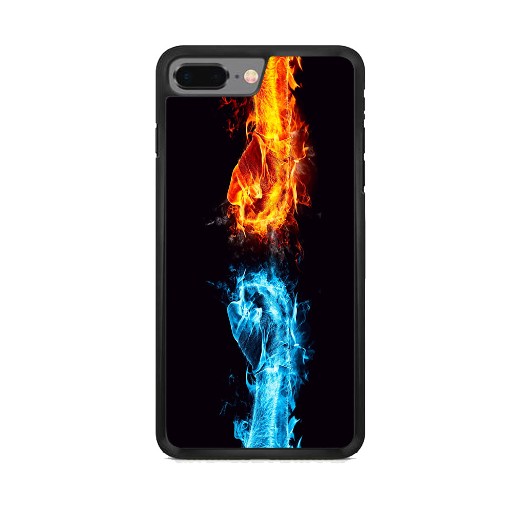 Fire and Ice hand iPhone 8 Plus Case - Octracase