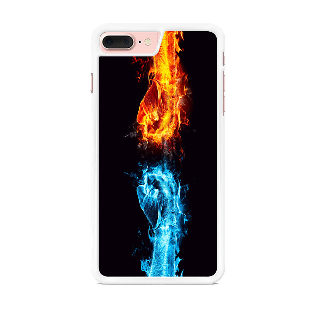 Fire and Ice hand  iPhone 7 Plus Case - Octracase