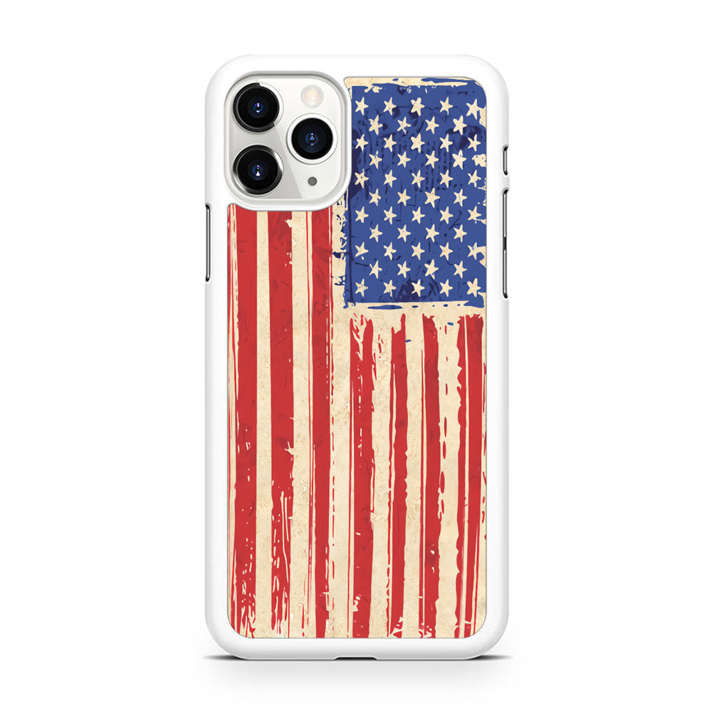 Flag of USA Sketch of Victory iPhone 11 Pro Case