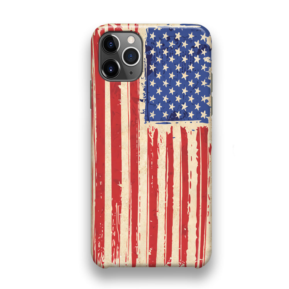 Flag of USA Sketch of Victory iPhone 11 Pro Case