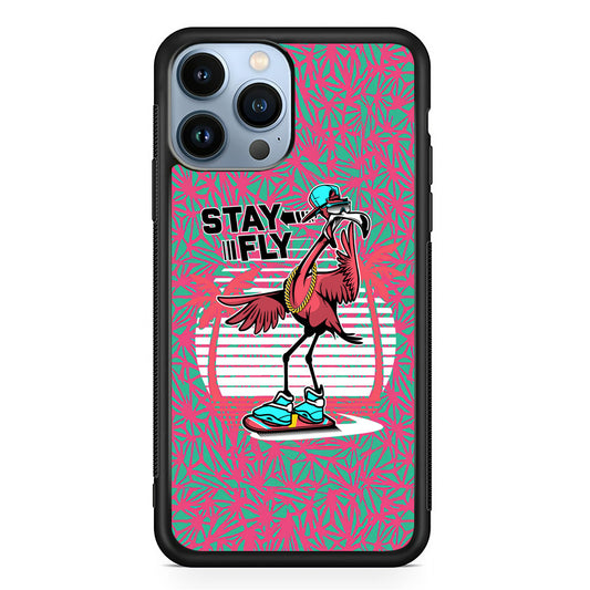 Flamingo Skate to Fly iPhone 13 Pro Case