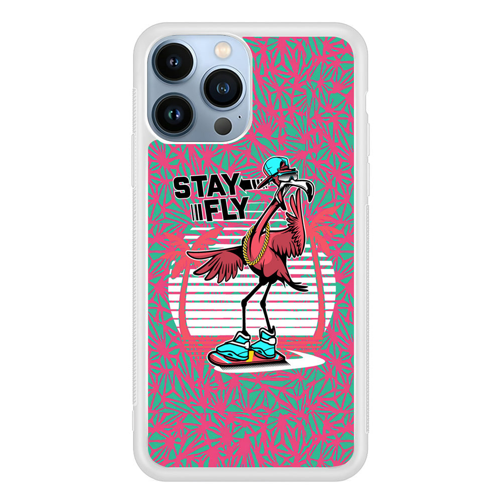 Flamingo Skate to Fly iPhone 13 Pro Max Case