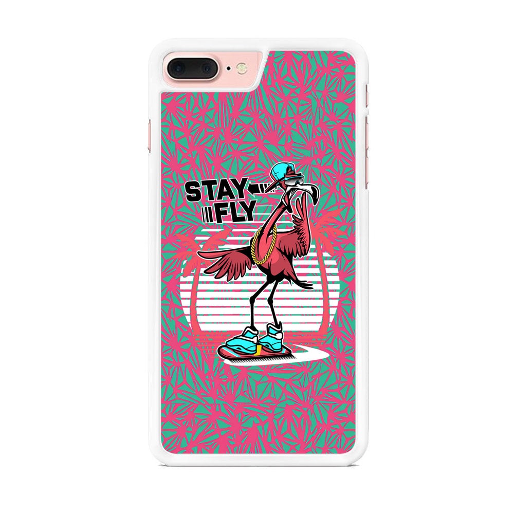 Flamingo Skate to Fly iPhone 7 Plus Case