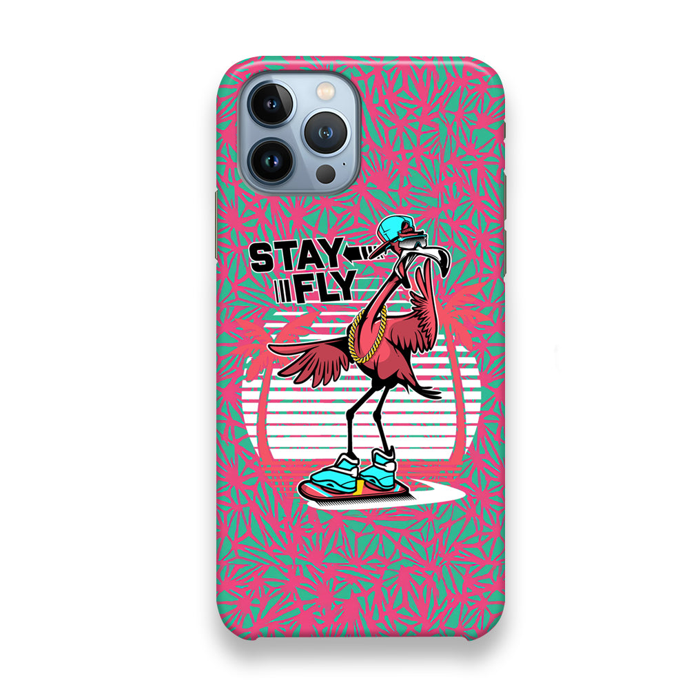 Flamingo Skate to Fly iPhone 13 Pro Case