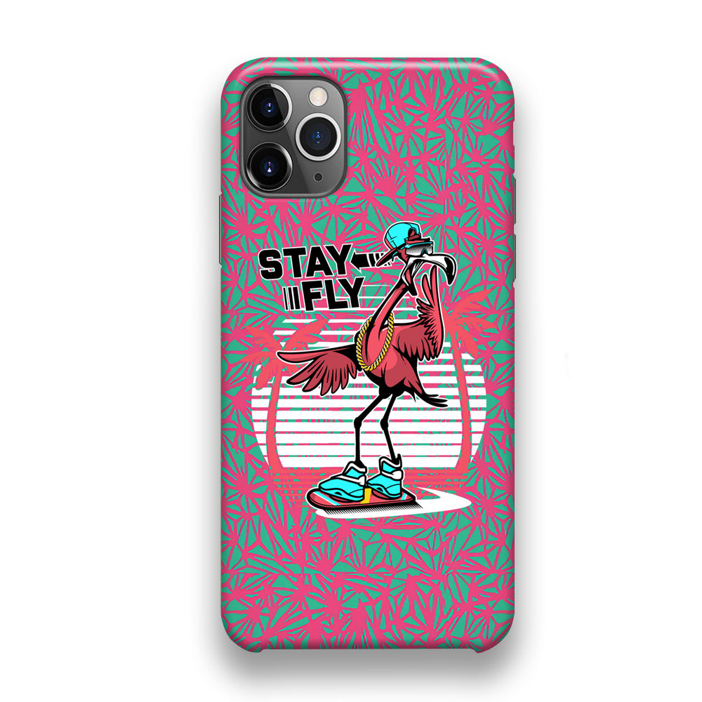 Flamingo Skate to Fly iPhone 11 Pro Case