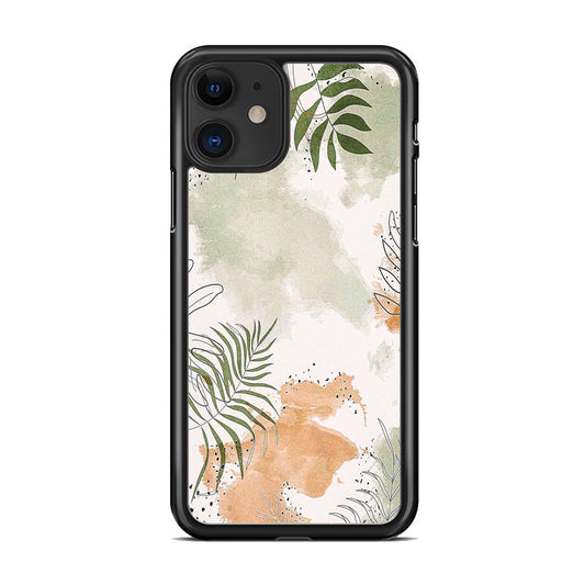 Floral Gray Colour iPhone 11 Case