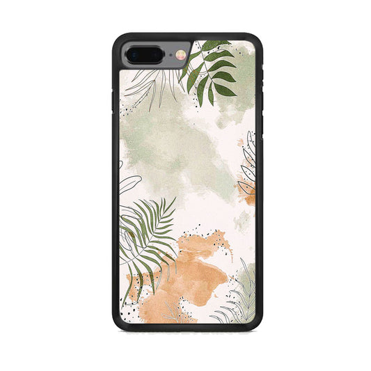 Floral Gray Colour iPhone 7 Plus Case