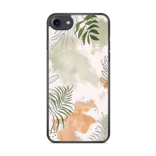 Floral Gray Colour iPhone 7 Case