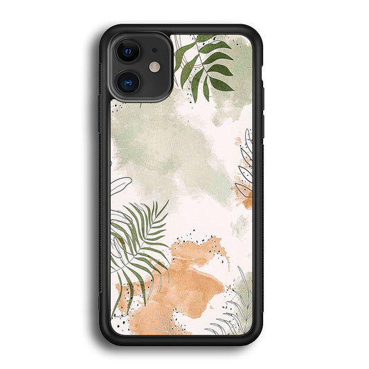 Floral Gray Colour iPhone 12 Case