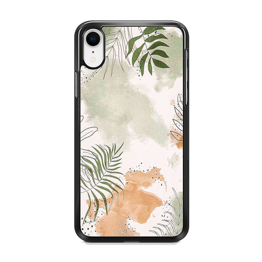 Floral Gray Colour iPhone XR Case